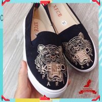 ✅[ ẢNH THẬT ]✅ GIÀY SLIP ON DA LỘN CHÂT NỈ THÊU HỔ SIÊU ĐẸP 👟👟