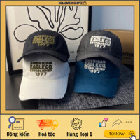 ( Ảnh thật ) Mũ lưỡi trai kaki nam nữ logo thêu đại bàng tung cánh american xukcacpbeauty