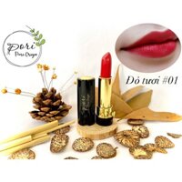 [ Ảnh thật] SON MÔI THIÊN NHIÊN TỪ DẦU HẠT NHO PORI 01 ĐỎ TƯƠI