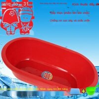 ∏ [Ảnh thật/Sẵn]wiq_to__31Chậu tắm người lớn thùng nhựa dày quá khổ bồn gia đình xô trẻ em chậu dài