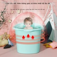 ◊ [Ảnh thật/Sẵn]wiq_to__31Xô tắm trẻ em có thể ngồi trong bồn bé xô gia đình lớn chậu