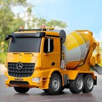 ♕ ✵ [Ảnh thật/Video]Double Eagle lớn điều khiển từ xa xe chở xi măng bê tông trộn xe tải máy đồ chơi cậu bé xe kỹ thuật