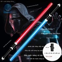 ♥ [Ảnh thật/Video]Thanh kiếm lazer Star Wars Ánh sáng đồ chơi phát đèn flash huỳnh quang cho trẻ em