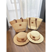 [ ẢNH TỰ CHỤP] Set Túi & Mũ Cói đi du lịch Siêu đẹp