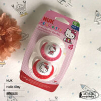 🔥 ​Núm Ti Giả 🔥 núm ti giả cho bé sơ sinh Ti giả cho bé Silicone siêu mềm ti giả cho bé Núm ti giả cho bé sơ sinh BPA free Em bé trên 3 tháng tuổi có hàng sẵn ☜Dòng núm vú giả. Silicon. 6-18 tháng. 2 Gói] Hàng chính hãng Mỹ Nuk Hello Kittyღ