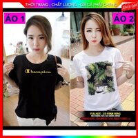 [ ÁO 100% COTTON ] - Ao Thun Nu Trang (Hình Thật Shop Tự Chụp)