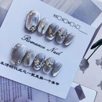 ❈ ❈ Áo giáp đeo tay nguyên chất phong cách pha lê Pháp mắt mèo ngọc trai cao cấp sơn tay thành phẩm mài mòn áo giáp 250310