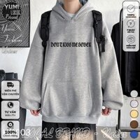 (𝐅𝐮𝐥𝐥 𝐁𝐨𝐱) Áo Hoodie DonKissMeSober Local Brand Unisex nỉ bông cao cấp dày - Áo Khoác Nỉ Form Rộng (HD1800L- Kèm Video)