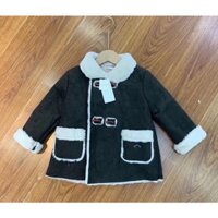 👧🏻👧🏻 Áo khoác dạ cổ lông, lót lông cho bé gái👧🏻👧🏻