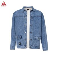 🅖 Áo Khoác Jean Nam Tay Dài Phối 2 Túi Hộp, Chất Jean Dày Dặn, Chuẩn Form AKJ09