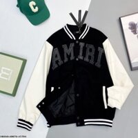 🌟 Áo khoác nỉ bomber thu đông dài tay nam nữ tay phối da siêu chất, áo khoác nỉ nam siêu đẹp 4 size S, M, L, XL