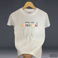 [ Áo NAM và NỮ ] - Áo STRESS - Cầu Lông, Pickleball, Running - Co Dãn - Thấm Hút Mồ Hôi - Làm Mát Nhanh