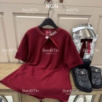 ❥ ÁO NỮ - Áo Thun Len Thỏ Guc.ci Cao Cấp Chữ Thêu, Tem Mác Chuẩn (Hình thật 1000%)