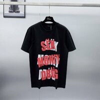 ` > Áo Phông Nam Nữ In Nổi Chữ Sex Money Drug . Áo Phông Tay Lỡ Nam Nữ From Rộng N124 > `