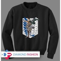 💥 Áo Sweater In Hình LEVI ACKERMAN ATTACK ON TITAN độc đẹp