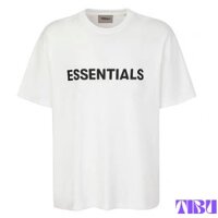 ✿ Áo thun tay lỡ cổ tròn ESSENTIALS, áo thun freesize nam nữ unisex TIBU ✿ 📷