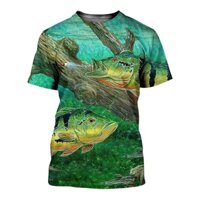 ✷ ❈ Áo thun thời trang in hình câu cá tình yêu - Áo thun Unisex Fun Street Casual Top No 0004 1 1 1 1 1 1 1 1