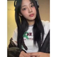 {𝐨𝐧𝐧𝐢𝐨𝐟𝐟𝐢𝐜𝐢𝐚𝐥} Áo Minji Newjean hình cây dừa, Áo baby Tee chất liệu cotton thoáng mát