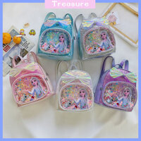 ✨ Ba lô mới đa năng dễ thương công chúa Elsa cho trẻ mẫu giáo, phong cách Frozen, thời trang cho bé gái, phiên bản Hàn Quốc