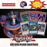 [ BÀI IN YUGIOH ] Bộ Bài Pure Reptile 54 thẻ.