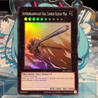 [ Bài Yugioh Chính Hãng ] SLF1-AE011 Superdreadnought Rail Cannon Gustav Max - Super Rare