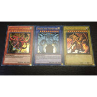 [ Bài Yugioh ] Slifer the Sky Dragon, The Winged Dragon of Ra, Obelisk the Tormentor / YGLD / UR / A