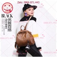 ⚡𝐅𝐑𝐄𝐄𝐒𝐇𝐈𝐏⚡ ❌ BALÔ DA ĐẸP MÓC GẤU . 💥Có hai màu Nâu và Đen