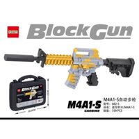 [ Bản 30cm ]Mô hình lắp ráp súng  AK47  M4A1S VSK-94 HK416C, Mô Hình PUBG BLOCKS sung freefire