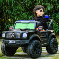 ( BẢN BÁNH CAO SU ) Xe Ô Tô Điện G63 Police 4 Bánh 5688 , Bánh Cao Su Tích Hợp Đầy Đủ Chức Năng 🚓🚓