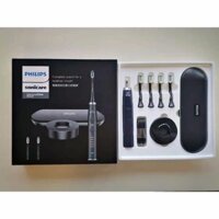 💥 Bàn chải đánh răng điện PHILIPS Philips Bộ bàn chải đánh răng màu xanh lắp ráp 4 bàn chải đánh răng HX9924 IPX7 Bàn