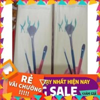 [ BÁN CHẠY ] Bộ cọ bản xoè, bộ bút đầu xoè, bút xoè dập lá 6 cây ( lông cứng, lông mềm )