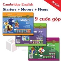 [ Bản Gộp 9 ] Cambridge Starters - Flyers - Movers - Dành cho Bậc Tiểu Học - Tặng File nghe mp3 + Key