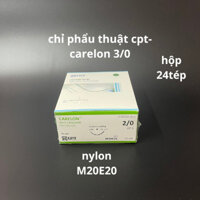 ( Bán Lẻ Từng Sợi ) Chỉ Phẫu Thuật Không Tiêu Dùng Trong Thẩm Mỹ  CPT CARELON NYLON Số 2/0 - M30E26