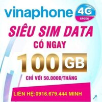 [ BÁN Ở ĐÀ NẴNG ] Sim Thả Ga tháng có 100gb vào mạng chỉ với 50k miễn phí gói đăng kí tháng đầu tiên