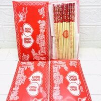 ( Bán Sỉ ) 1 Thùng ( 100)  Bộ Đũa, Giấy, Tăm 3in 1 dùng 1 lần.