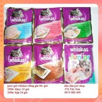 [ Bán sỉ ] THỨC ĂN CHO MÈO COMBO 12 GÓI PATE WHISKAS 85G