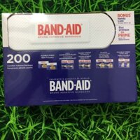 🌼 BĂNG CÁ NHÂN BAND-AID ADHESIVE BANDAGES ASSORTED HỘP 200 CÁI