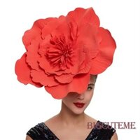 [] - Băng đô kẹp tóc hoa lớn dành cho phụ kiện tóc xuyên biên giới của cô dâu.