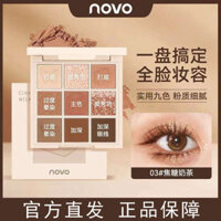 🔥 bảng mắt nhiều màu 🔥 có hàng sẵn Bảng phấn mắt hàng ngày Bảng phấn mắt nature 2025 ♢Novo Chín Màu Tấm Che Mắt Hàng Ngày Màu Đất Mờ Ngọc Trai Tốt Sáng Bóng Máy Tính Bảng Giá Rẻ Sinh Viên Lười Chính Thức Flagship⚘