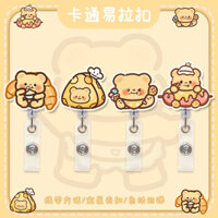 🔥 bảng tên nhân viên 🔥 Dây Đeo Thẻ Bảng Tên yêu thu gọn được tiện lợi cho nhân viên văn phòng 2025 có hàng sẵn thẻ đeo bảng tên ♤Hoạt Hình Gấu Bơ Có Thể Thu Vào Dễ Dàng Kéo Khóa Bác Sĩ Y Tá Thẻ Kẹp Dây Thẻ Làm Việc Nhà Máy Kẹp Thẻ Dễ Thương Sinh Viên Kh