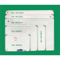 [ Bảng từ viết bút lông ] Bảng mica từ trắng treo tường (Tặng 1 bút, 1 xóa bảng, nam châm)