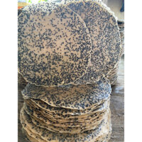 🦐 Bánh đa mè dừa ( loại đặc biệt ) đặc sản Tây ninh 50 cái / 1 sắp ( bánh chưa nướng )