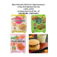 🇯🇵 Bánh PANCAKE DORAYAKI ( Bánh Đoremon ) Vị Đậu Đỏ & Matcha & Dâu Tây