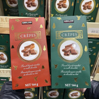🍫🥨🎄🔔 BÁNH QUY KIỂU PHÁP THƠM GIÒN PHỦ SOCOLA SỮA CỦA MỸ KIRKLAND CREPES FRENCH BISCUITS ENROBED IN MILK CHOCOLATE 566G