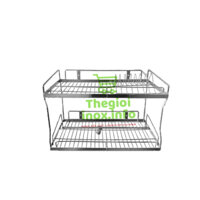 [ BẢO ĐẢM CHẤT LƯỢNG ] Kệ Úp chén 2 tầng treo tường Inox 304