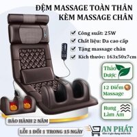 [ BẢO HÀNH 2 NĂM ] Đệm Massage Toàn Thân, Thảm Massage Hồng Ngoại Xoa Bóp Giảm Đau Mỏi, Nệm Mát Xa Tại Nhà, Ghế Massage