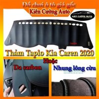 [ BẢO HÀNH 2 NĂM ] Thảm Taplo Kia Caren Da carbon hoặc nhung lông cừu