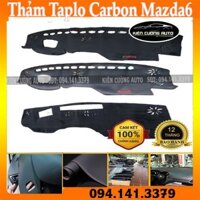 [ BẢO HÀNH 2 NĂM ] Thảm Taplo Xe Mazda 6 2013-2020 Da Carton hoặc nhung lông cừu