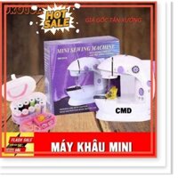[ Bảo hành 6 tháng] Máy may mini máy khâu mini CMD có đèn led may thêu vá tại gia đình rất tiện dụng