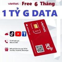 [ BẢO HÀNH  6 THÁNG ] Sim Điện Thoại 3G 4G - Sim Dcom Viettel 6MXH100 MIỄN PHÍ 1 TỶ GB VÀO MẠNG XÃ HỘI - SIM GIÁ RẺ